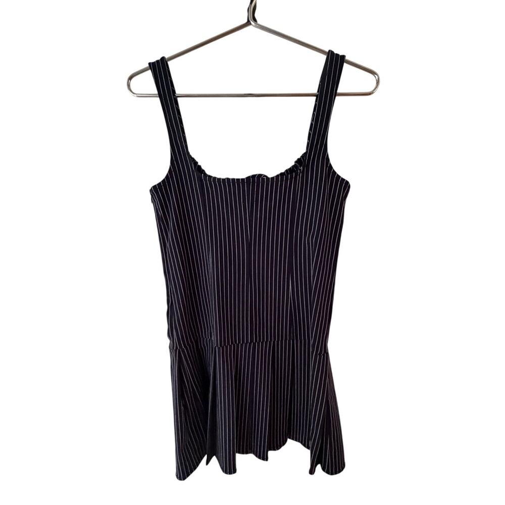 BDG- Urban Outfitters, NEW, Pinstripe Pinafore Minidress, Med - Picture 4 of 7